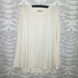 Three Dots Top Confetti Funfetti Knit Speckled Flowy